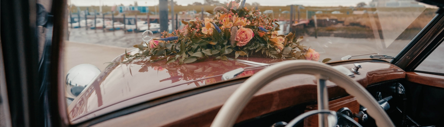 Mercedes Innenraum Oldtimer Hochzeit 03